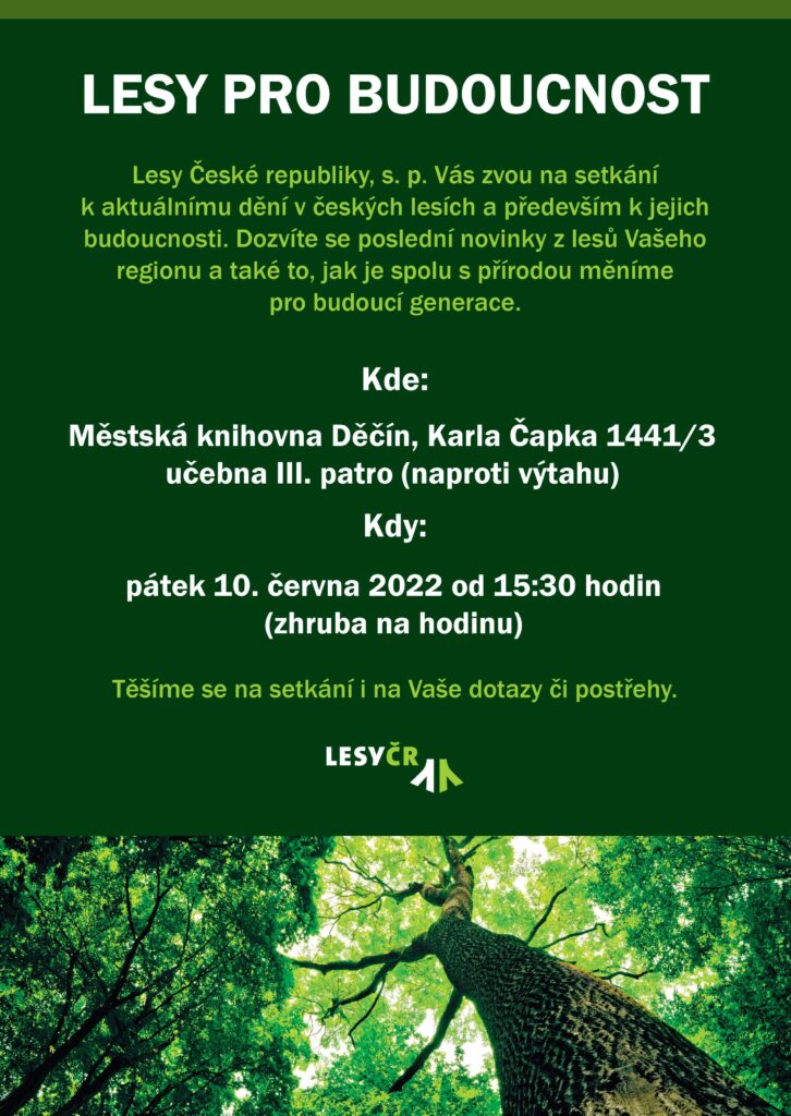 Lesy CR pozvanka lesy pro budoucnost_Děčín